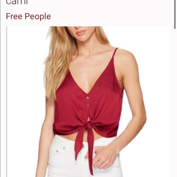 Free People Rust Orange Tank Top - Picture 2 of 2